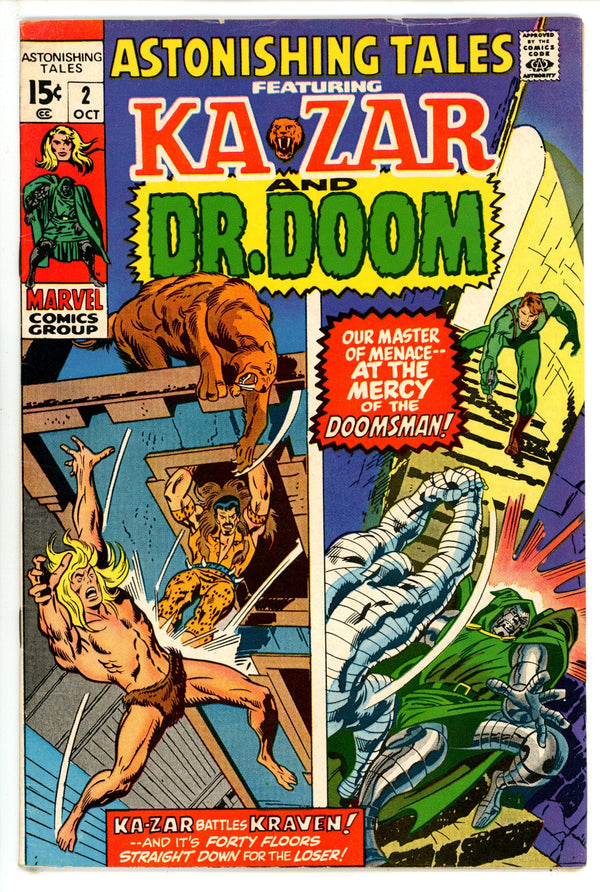 Astonishing Tales Vol 1 2 FN- (5.5) (1970)