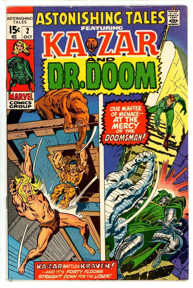 Astonishing Tales Vol 1 2 FN- (5.5) (1970) 