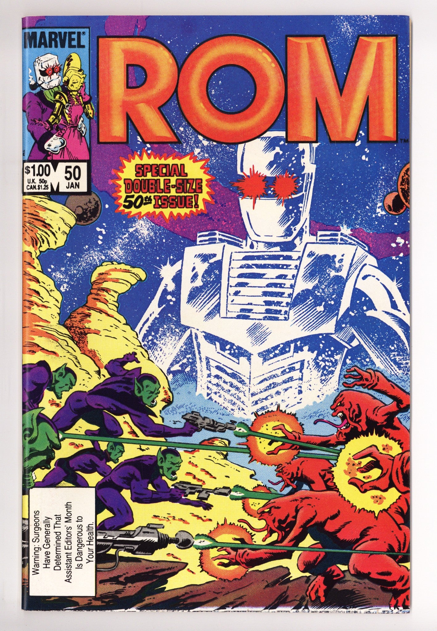 Rom Vol 1 50 High Grade (1984) 