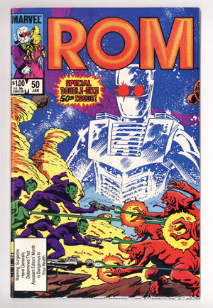 Rom Vol 1 50 High Grade (1984)