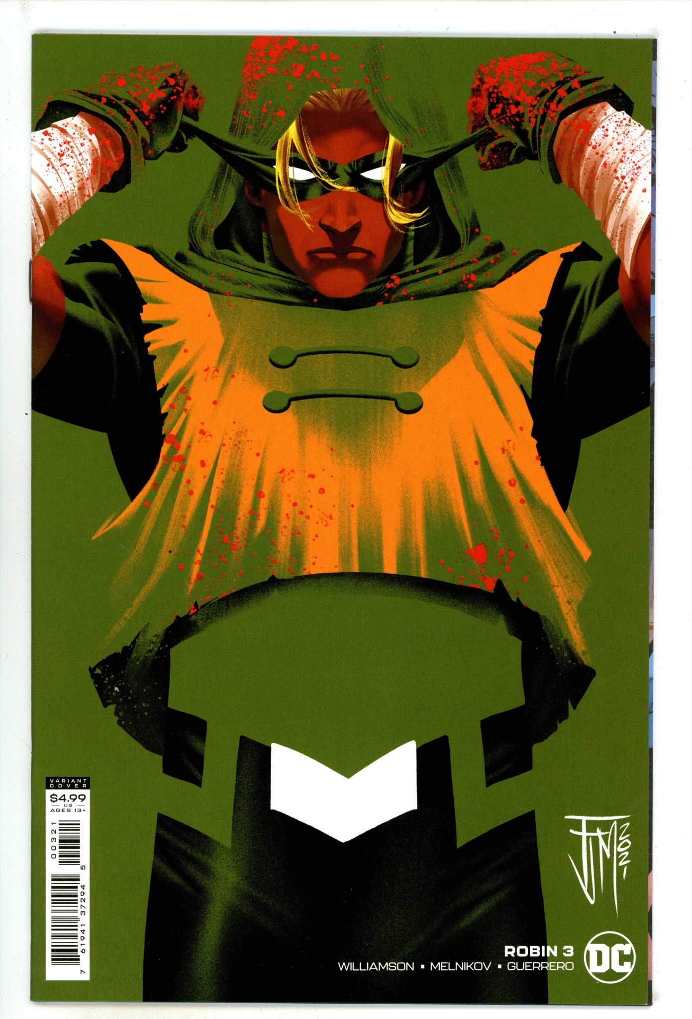 Robin Vol 3 3 High Grade (2021) Manapul Variant 