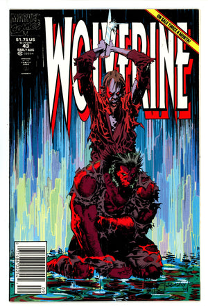 Wolverine Vol 2 43 Mid Grade (1991) Newsstand