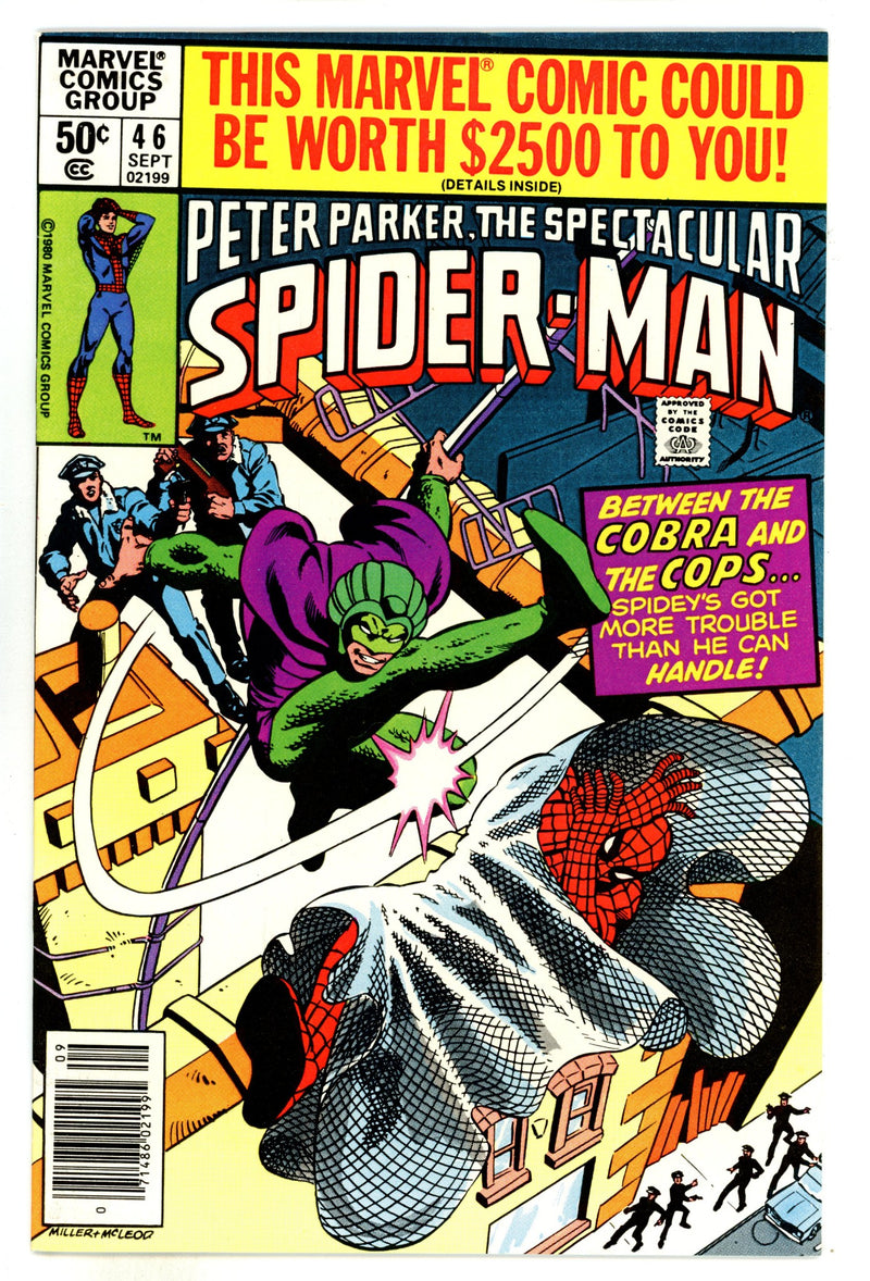 The Spectacular Spider-Man Vol 1 46  VF/NM (9.0)  (1980)  Newsstand  