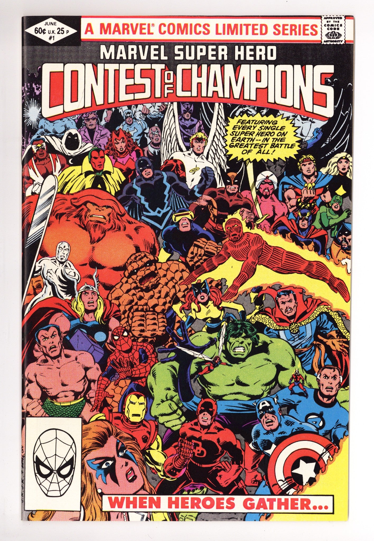 Marvel Super Hero Contest of Champions 1 NM (9.4) (1982) 