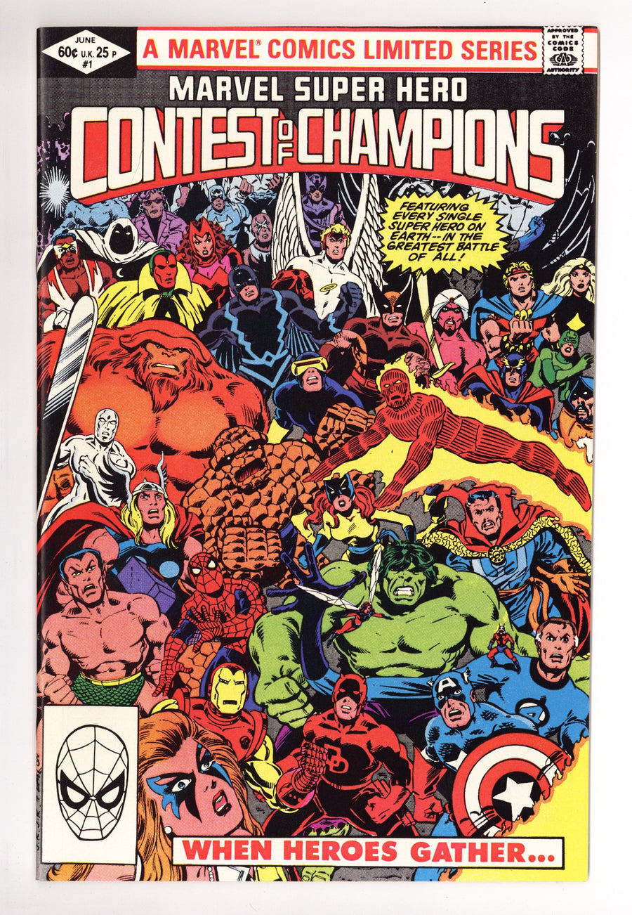 Marvel Super Hero Contest of Champions 1 NM (9.4) (1982) 