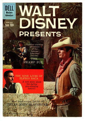 Walt Disney Presents 4 VF- (7.5) Art Back Cover (1960) 