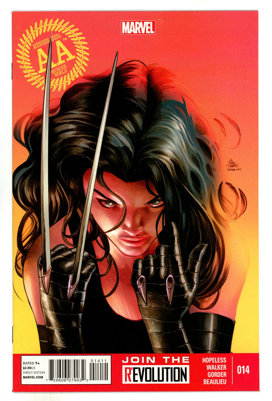 Avengers Arena  14  NM- (9.2)  (2013)  