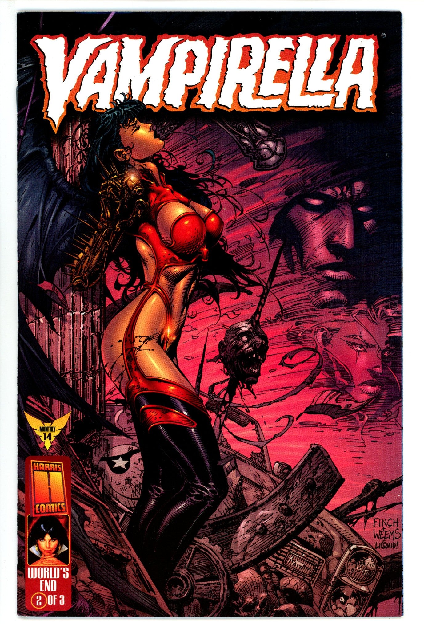 Vampirella Monthly 14 Finch Variant VF+ (1999)