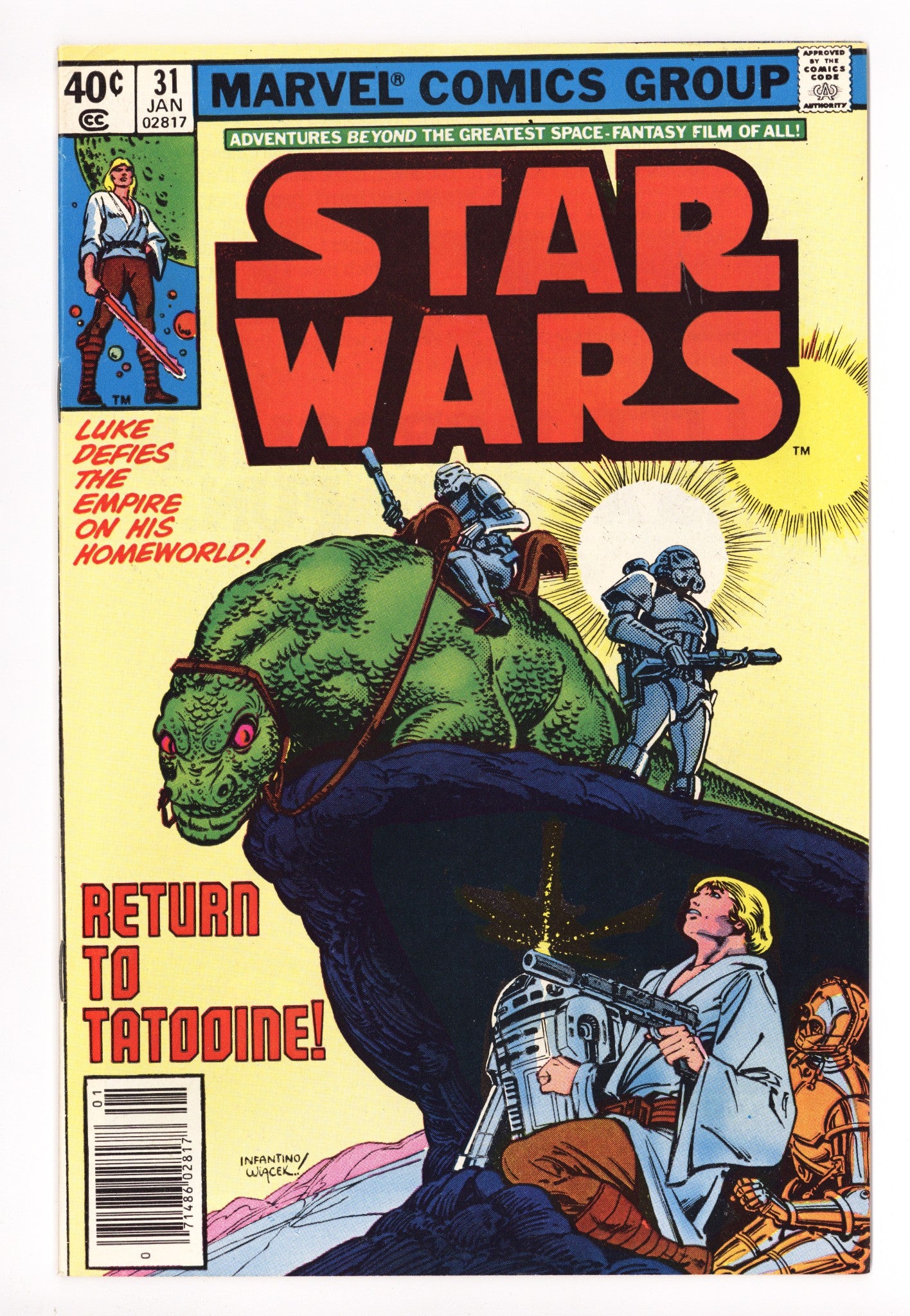 Star Wars Vol 1 31 FN/VF (7.0) (1980) Newsstand 