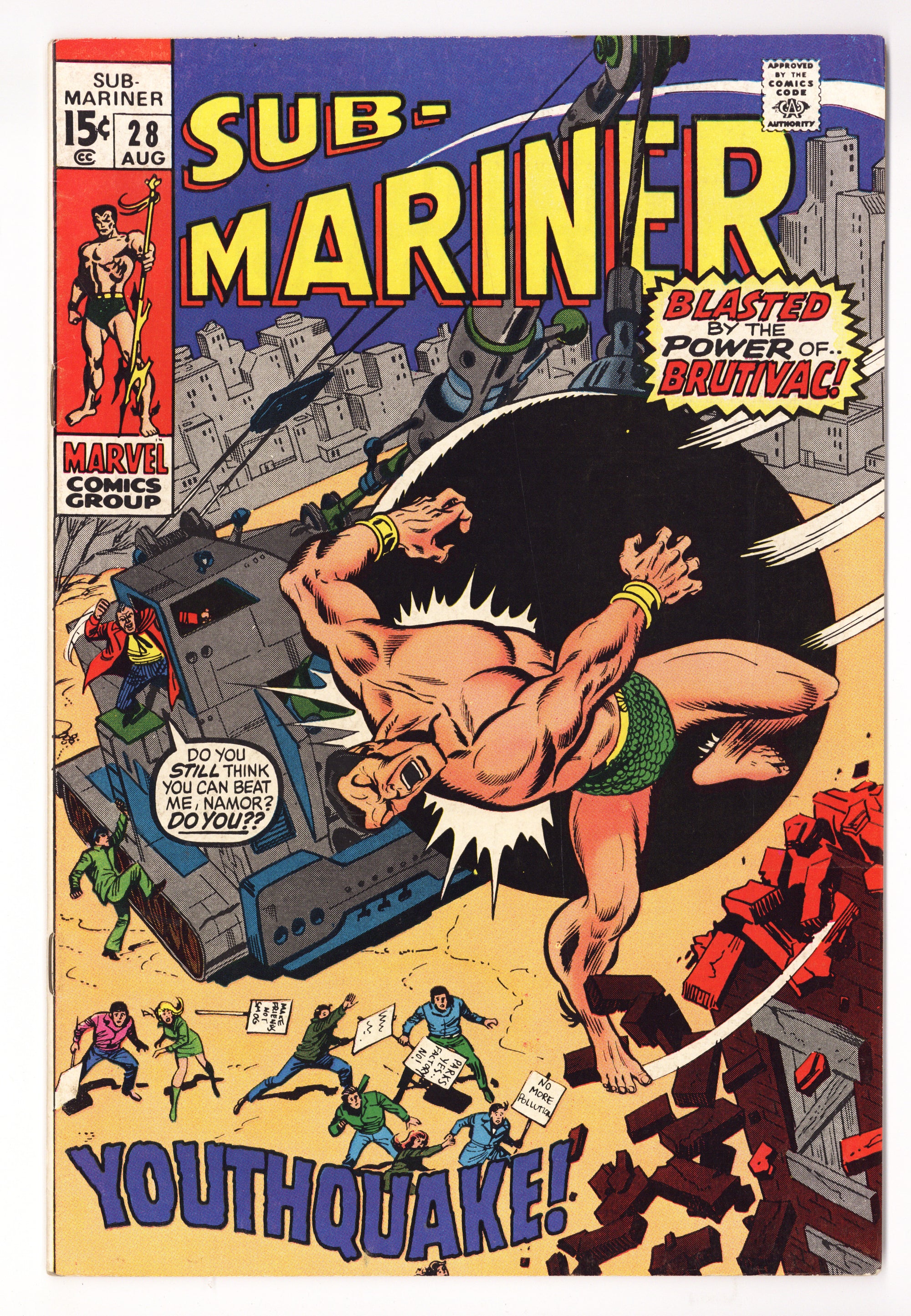 Sub-Mariner Vol 1 28  VF- (7.5)   (1970)        