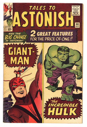Tales to Astonish Vol 1 60 FN- (5.5) (1964)