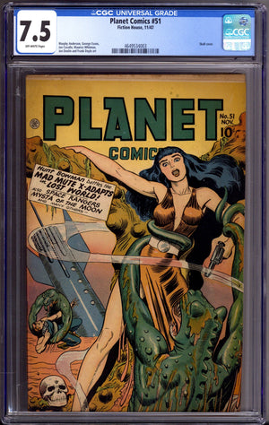 Planet Comics Vol 1 51 CGC 7.5 (VF-) (1947)