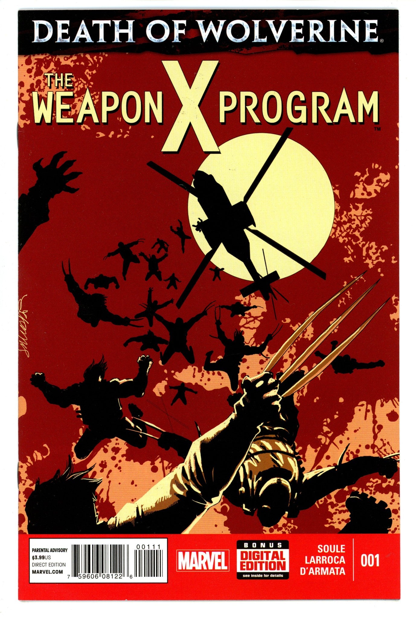 Death of Wolverine: The Weapon X Program 1 High Grade (2015) 