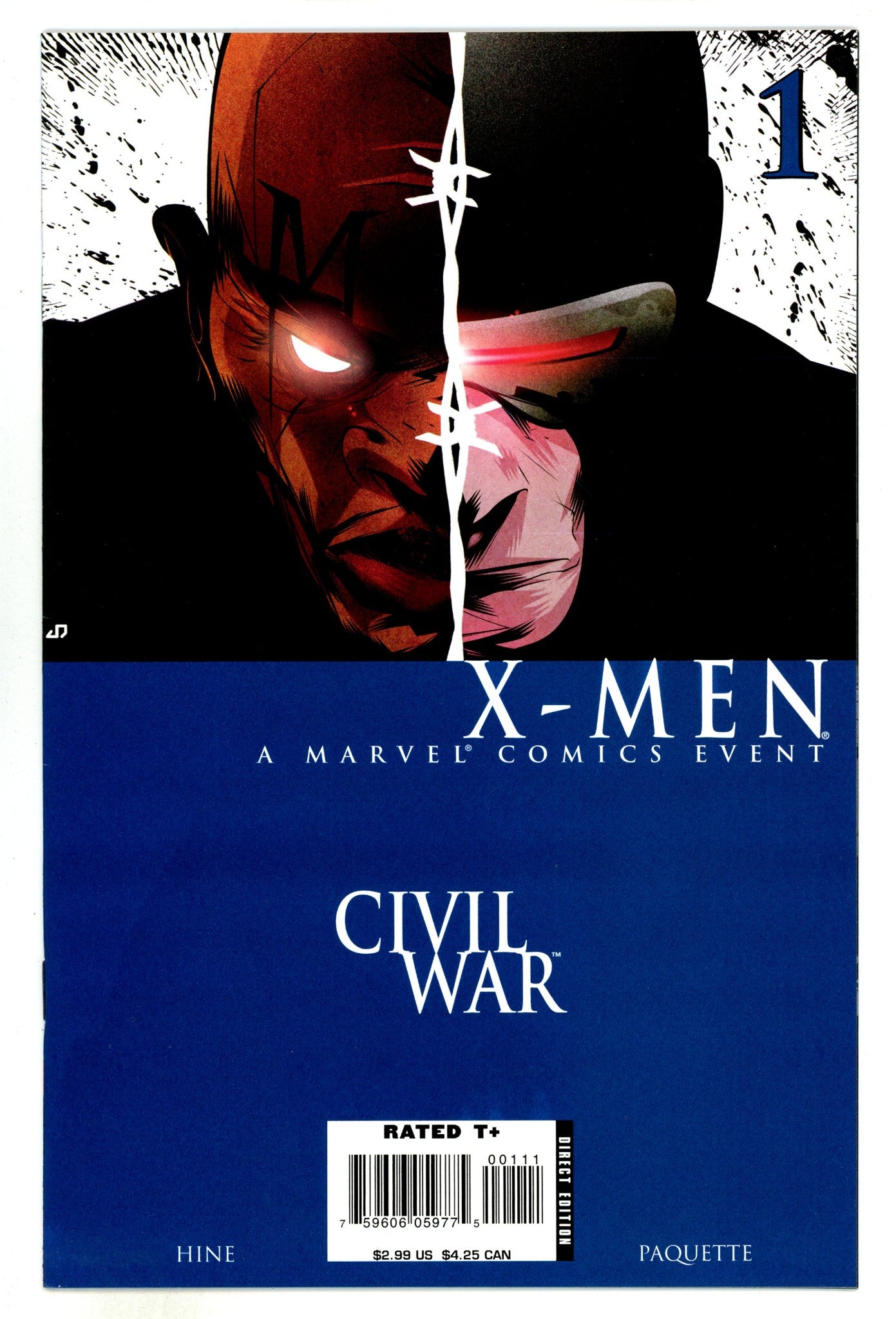 Civil War: X-Men  1  High Grade  (2006)  