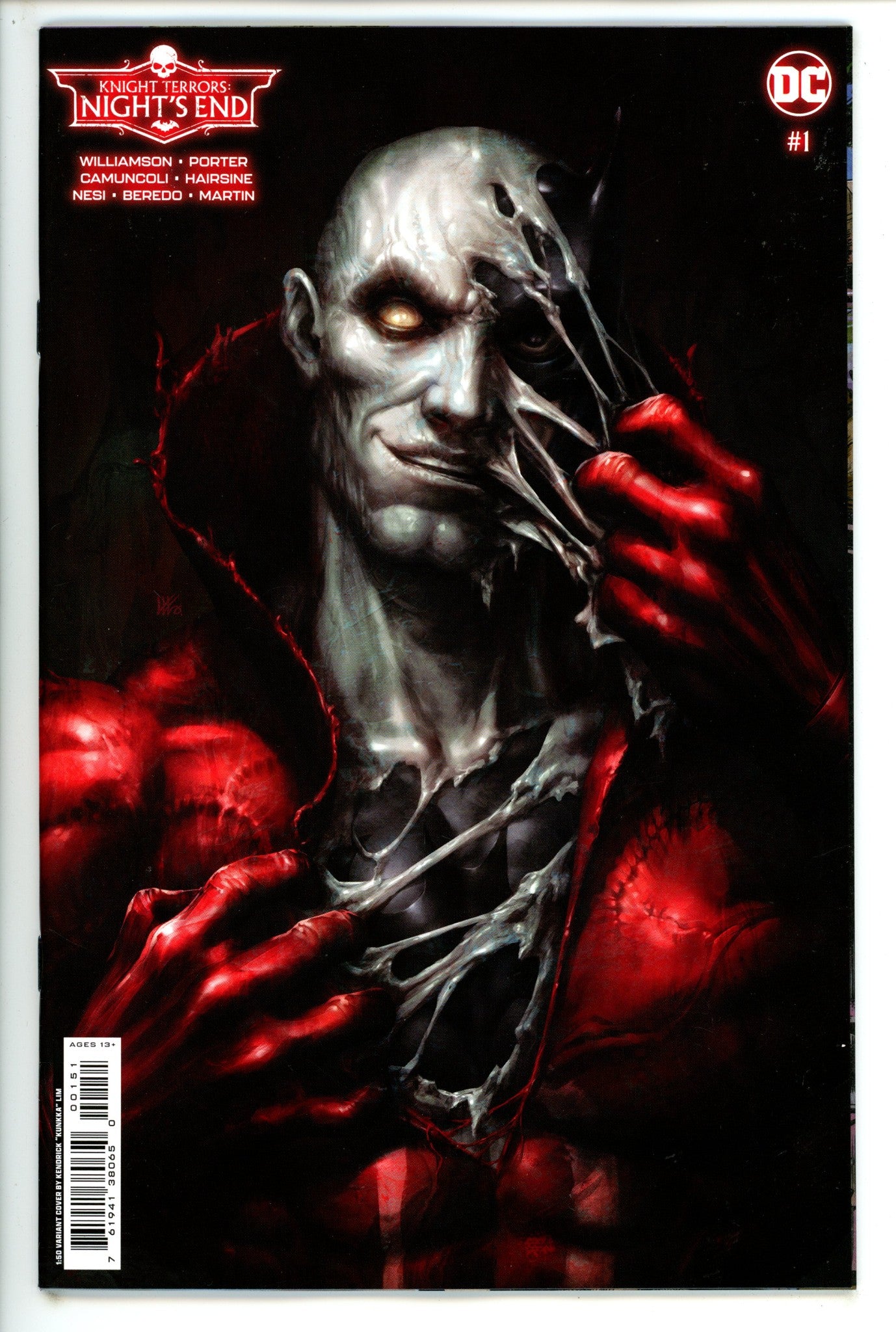 Knight Terrors: Night's End 1 Lim Incentive Variant NM- (2023)