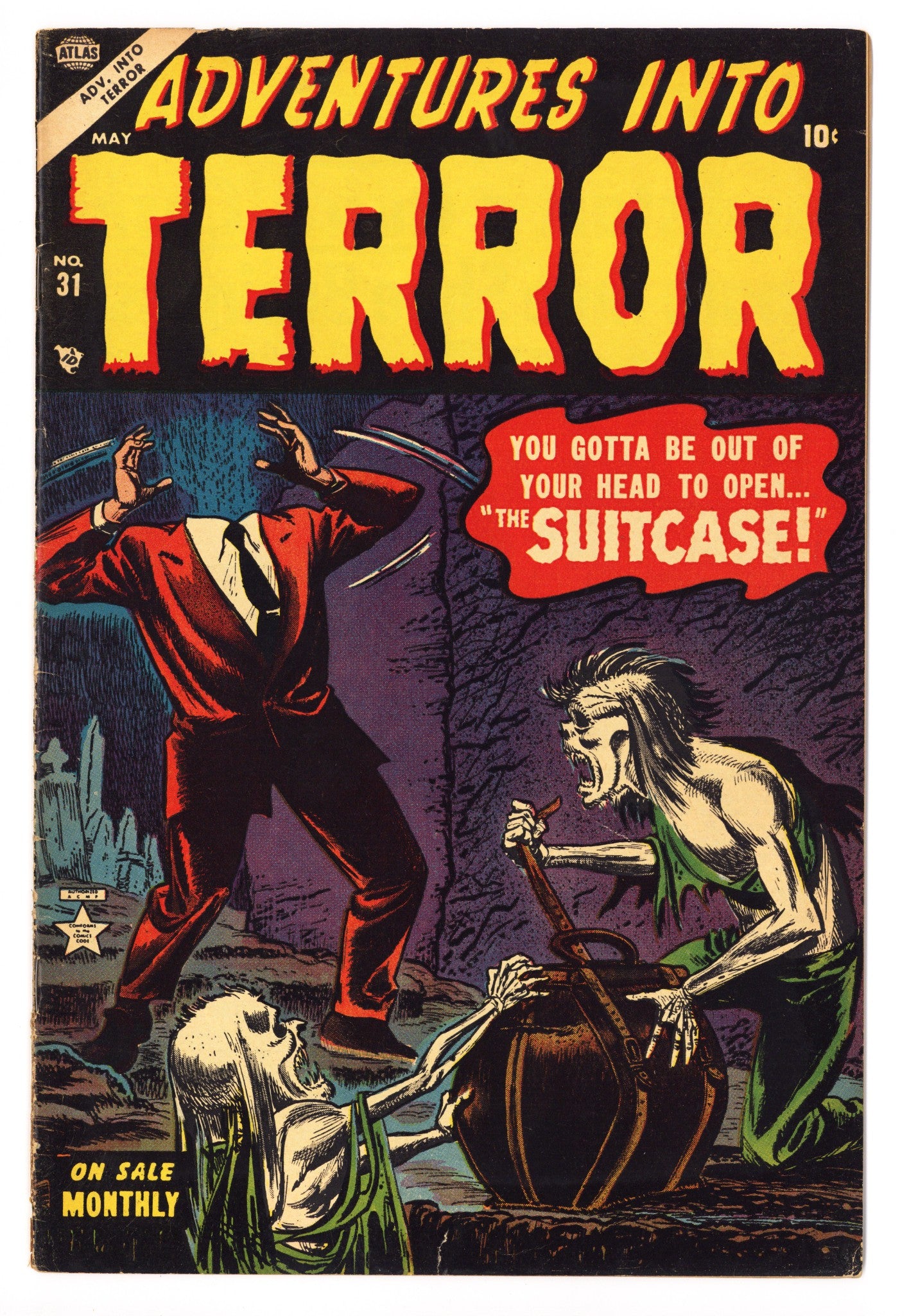 Adventures into Terror 31 VG+ (4.5) (1954) 