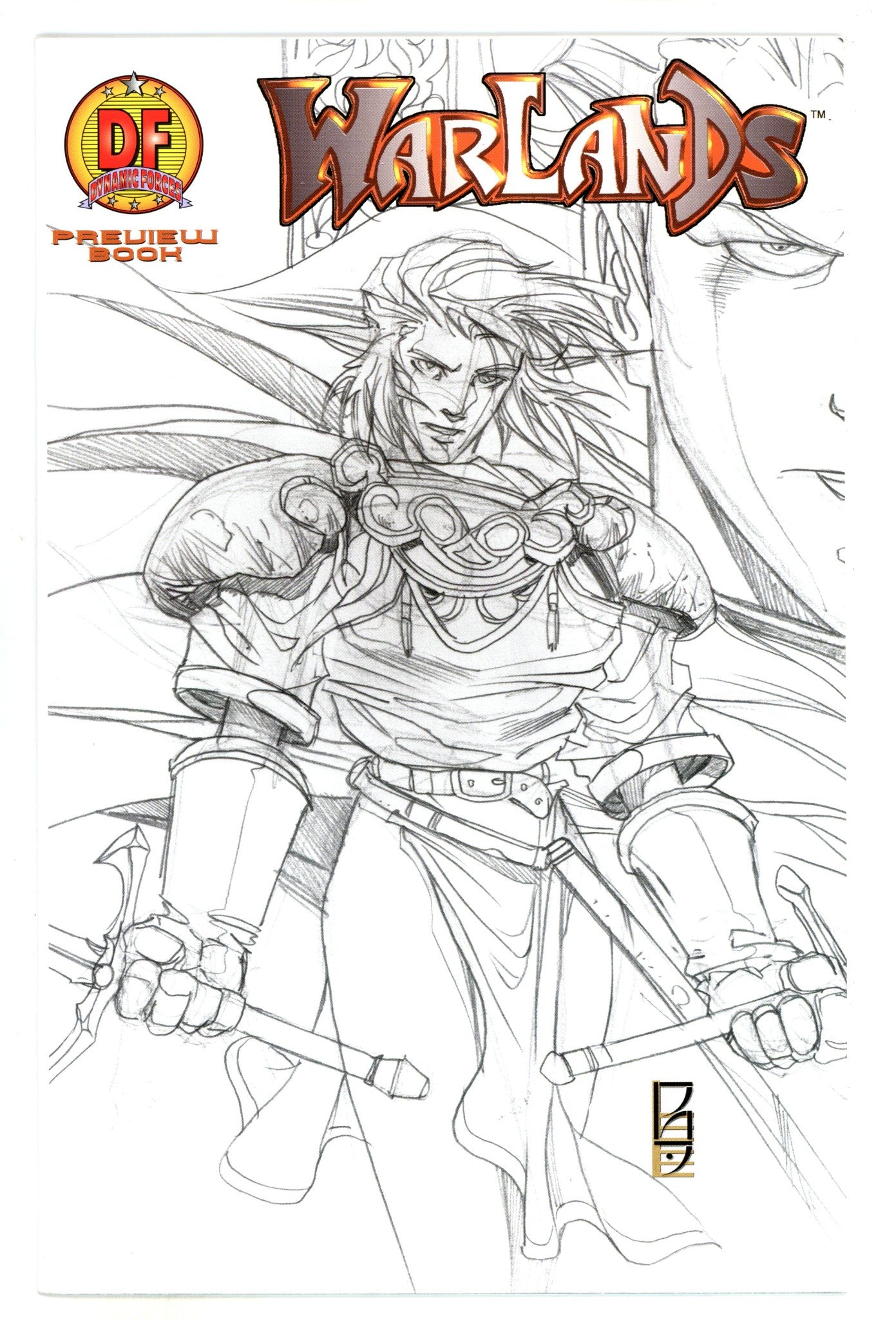 Warlands Preview  [nn]  VF- (7.5)  (1999) Dynamic Forces  
