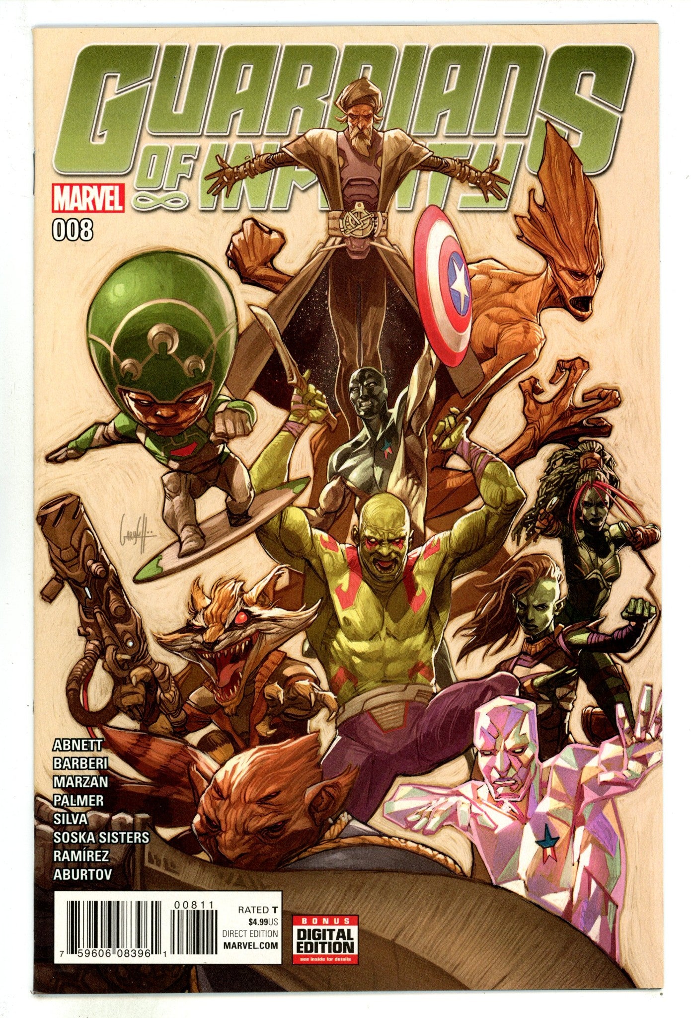 Guardians of Infinity 8 High Grade (2016) 