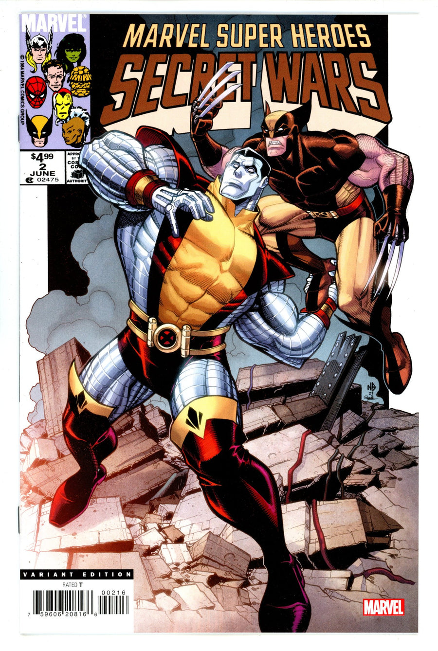 Marvel Super Heroes Secret Wars 2 Bradshaw Facsimile Incentive Variant NM- (2024)