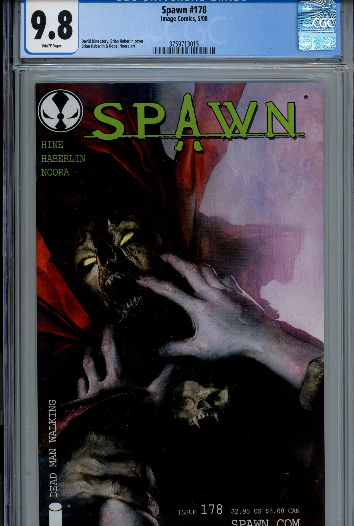 Spawn 178 CGC 9.8 (NM/M) (2008) 