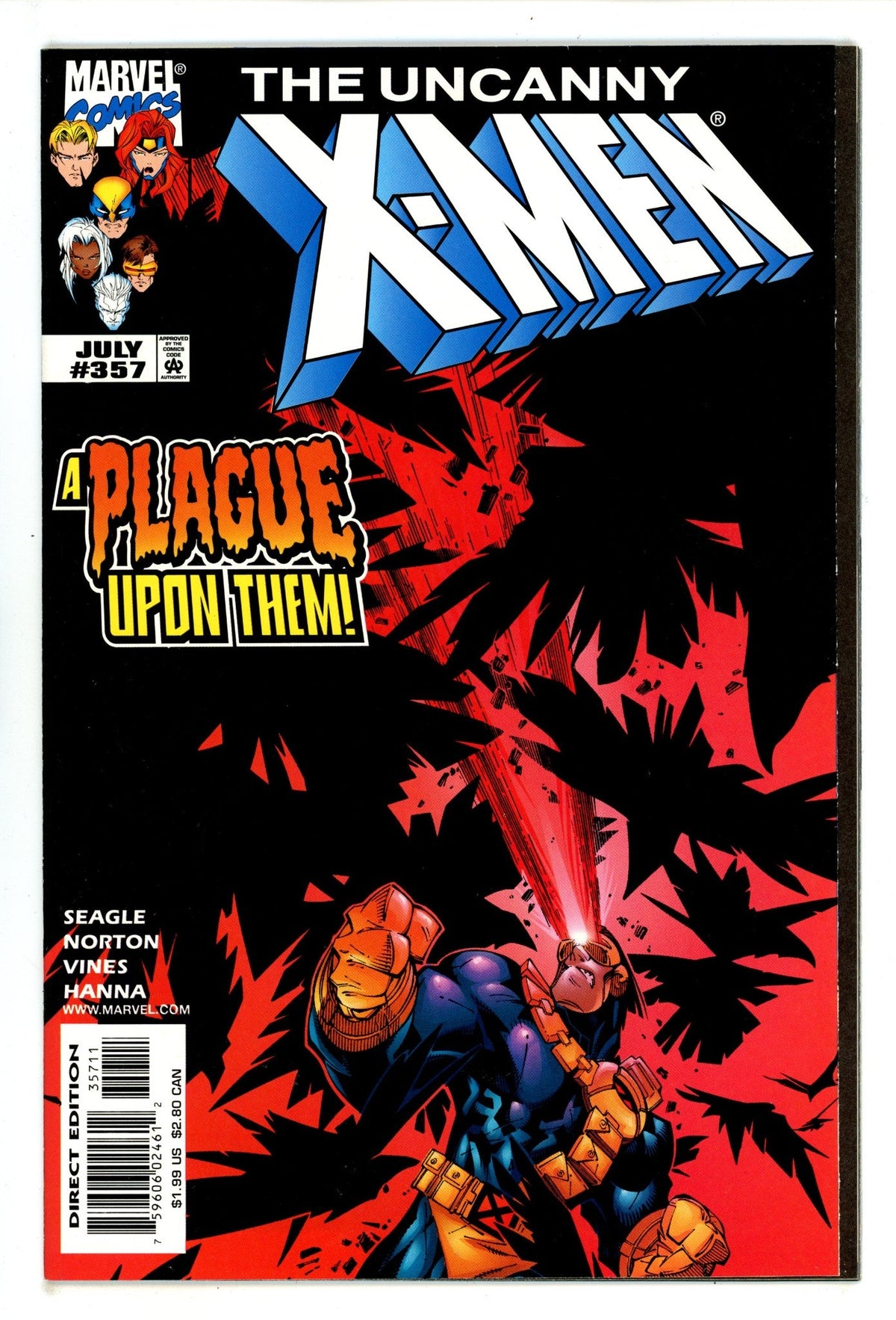 The Uncanny X-Men Vol 1 357  High Grade   (1998)
