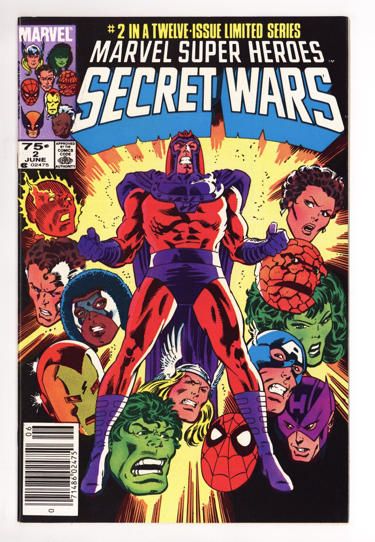 Marvel Super-Heroes Secret Wars 2 VF/NM (9.0) (1984) Newsstand 