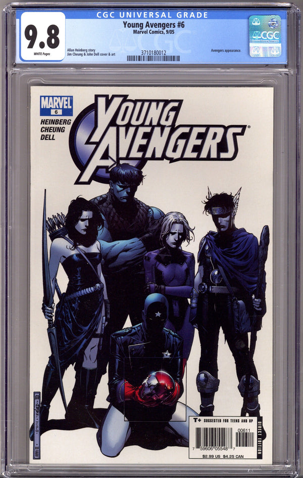 Young Avengers Vol 1 6 CGC 9.8 (NM/M) (2005)