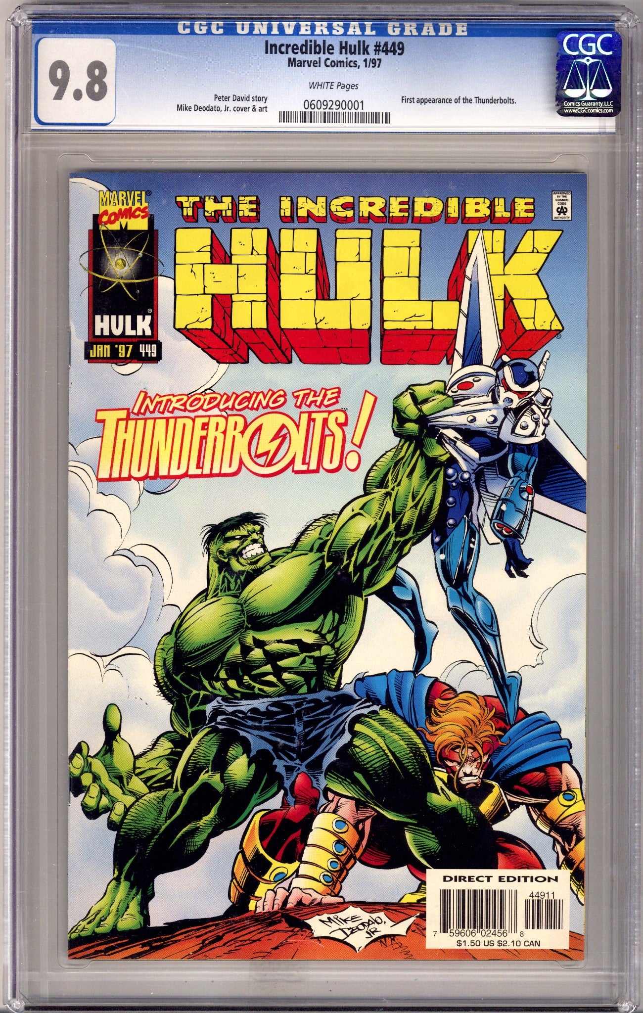 The Incredible Hulk Vol 1 449 CGC 9.8 (NM/M) (1997) 