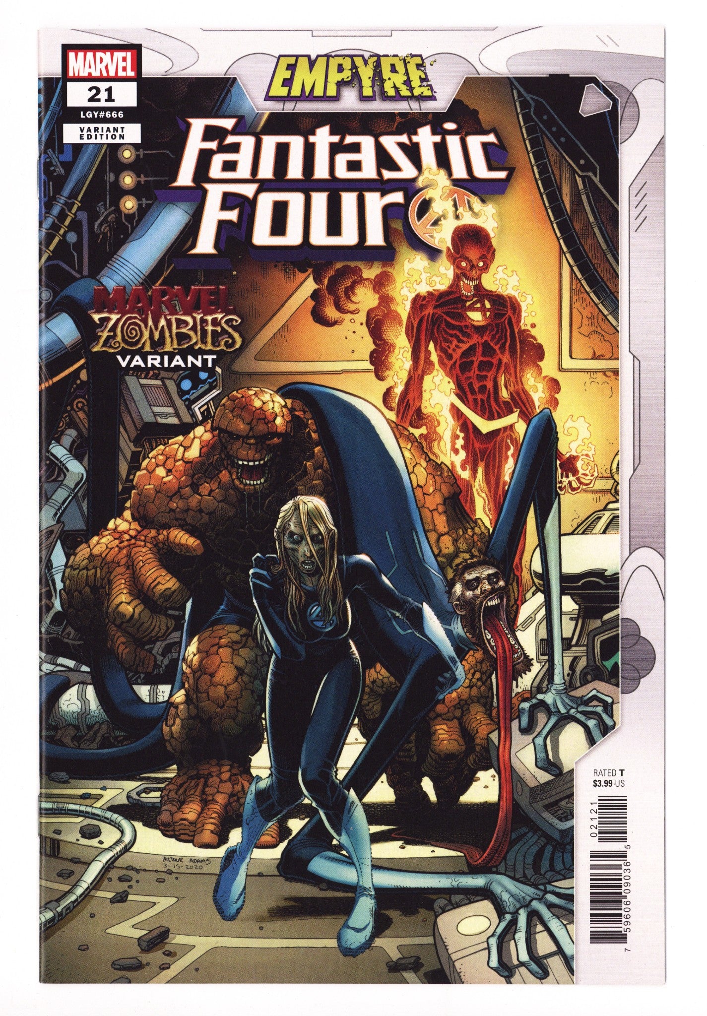 Fantastic Four Vol 6 21 (666) High Grade (2020) Adams Variant 