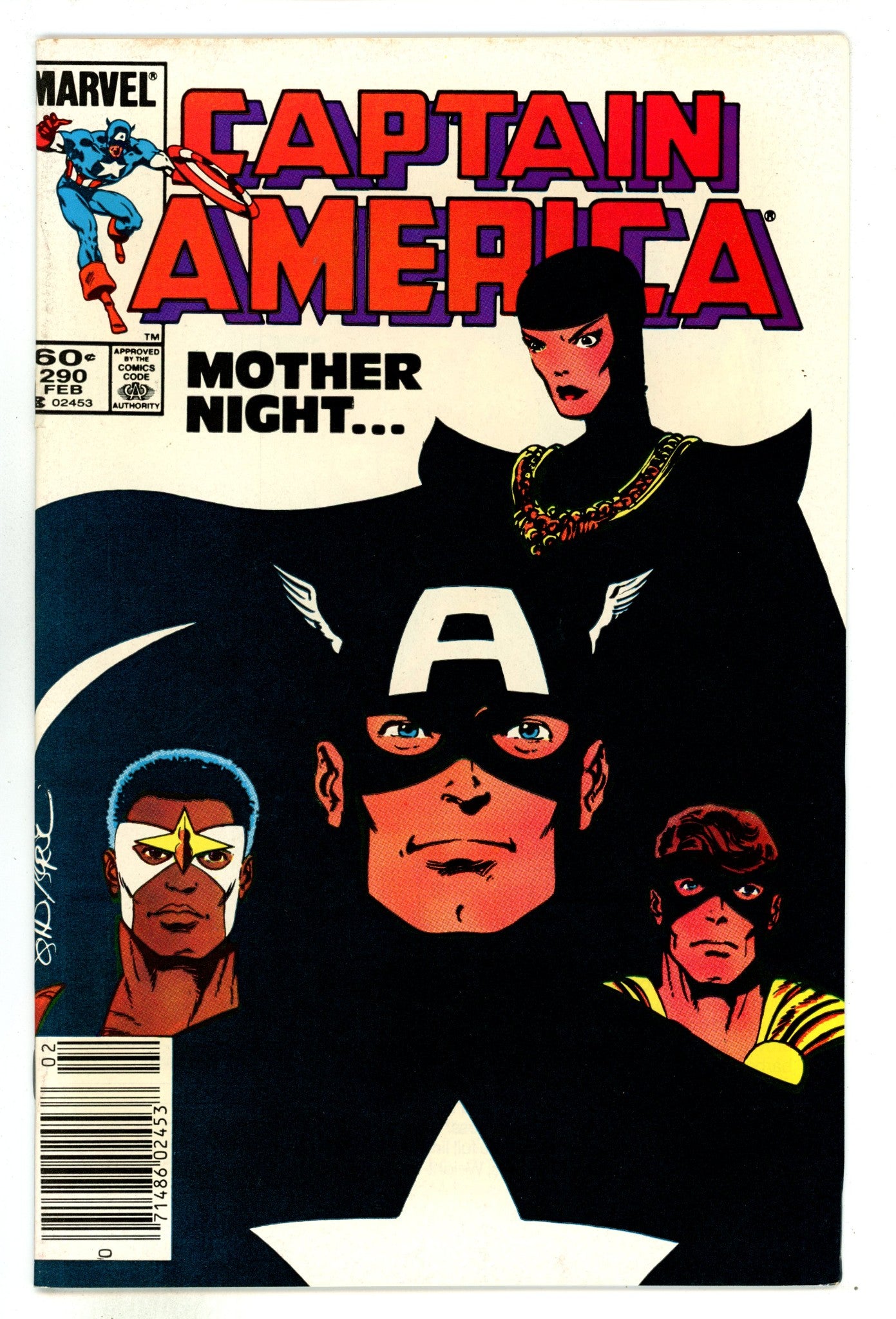 Captain America Vol 1 290 VF- (7.5) (1984) Newsstand 
