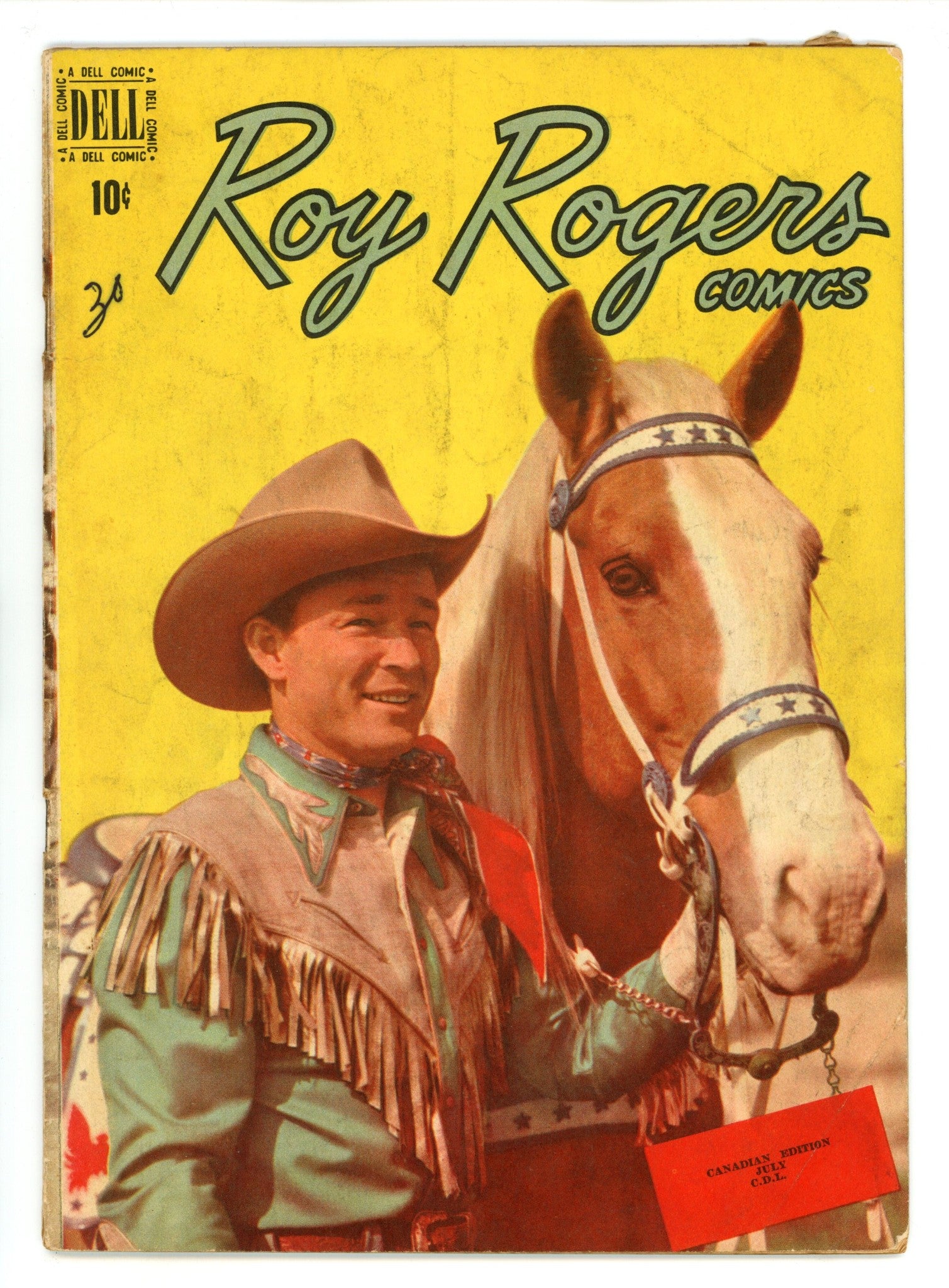Roy Rogers Comics 30 VG (4.0) (1950) Canadian Edition 