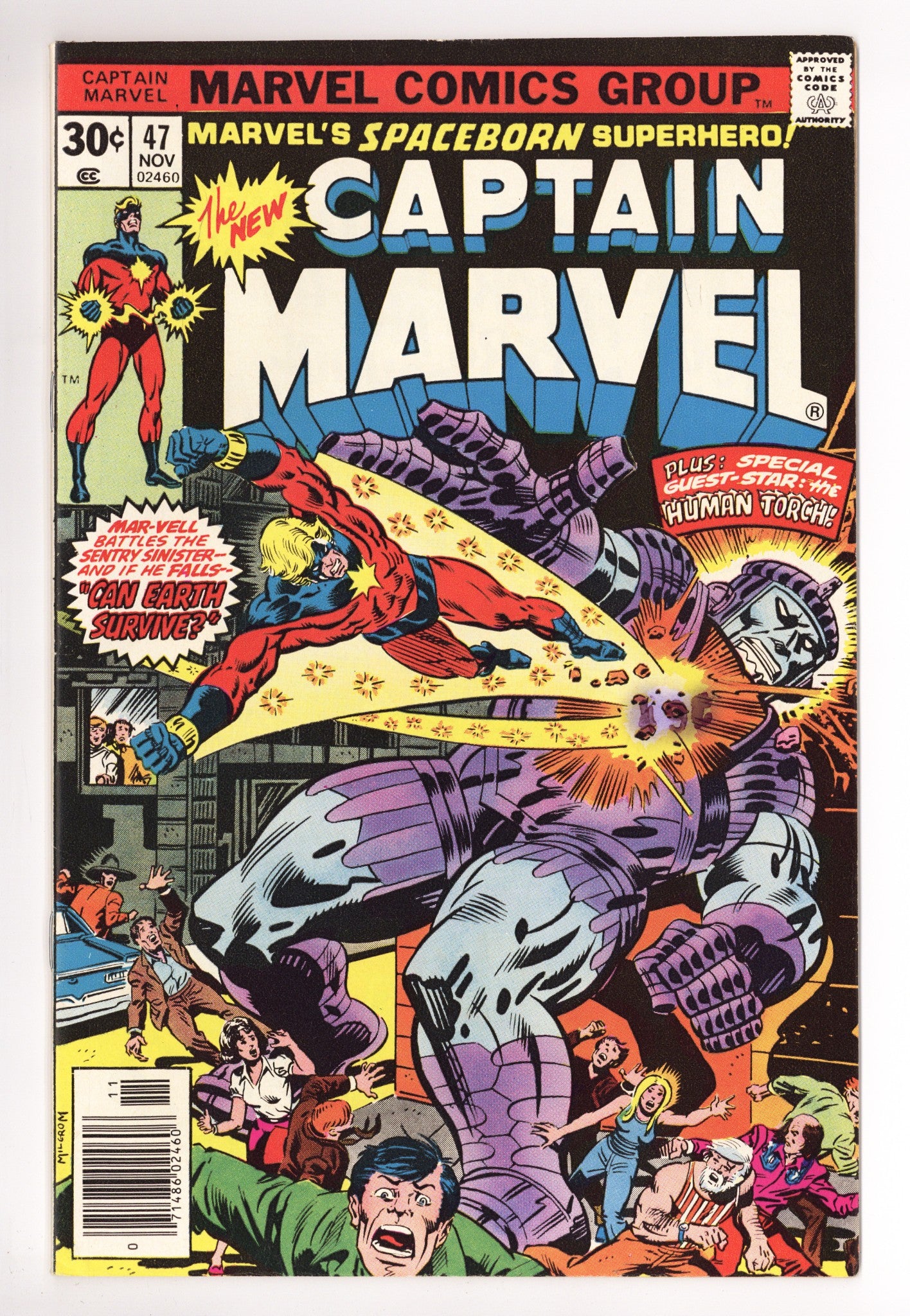 Captain Marvel Vol 1 47 VF (8.0) (1976) 