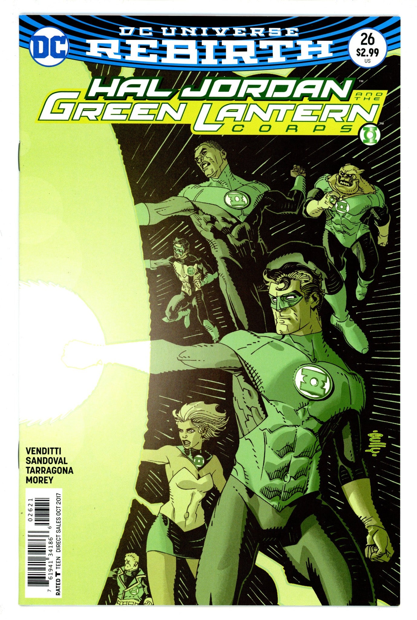 Hal Jordan and the Green Lantern Corps 26 High Grade (2017) Hamner Variant 
