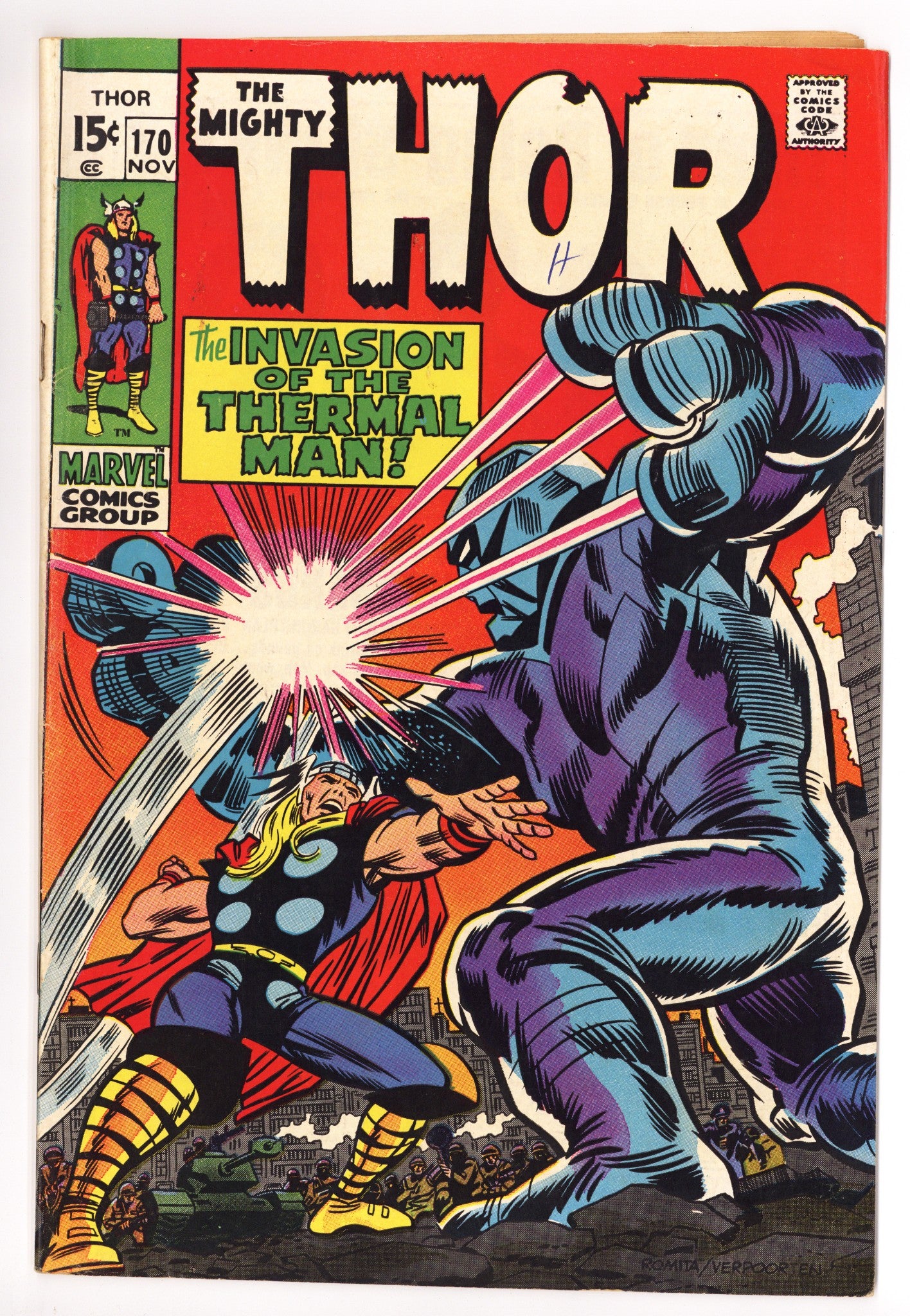 Thor Vol 1 170 VG+ (4.5) (1969) 