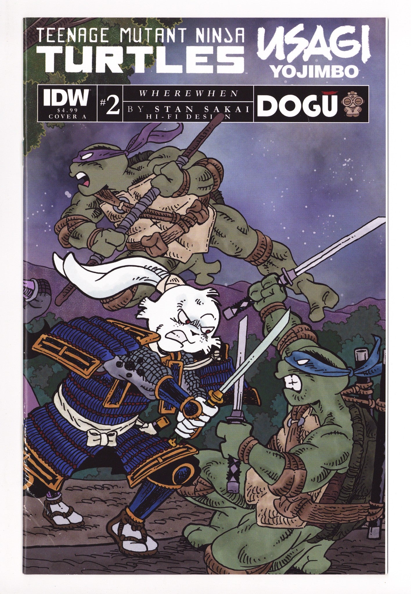 Teenage Mutant Ninja Turtles / Usagi Yojimbo: Wherewhen 2 High Grade (2023) 