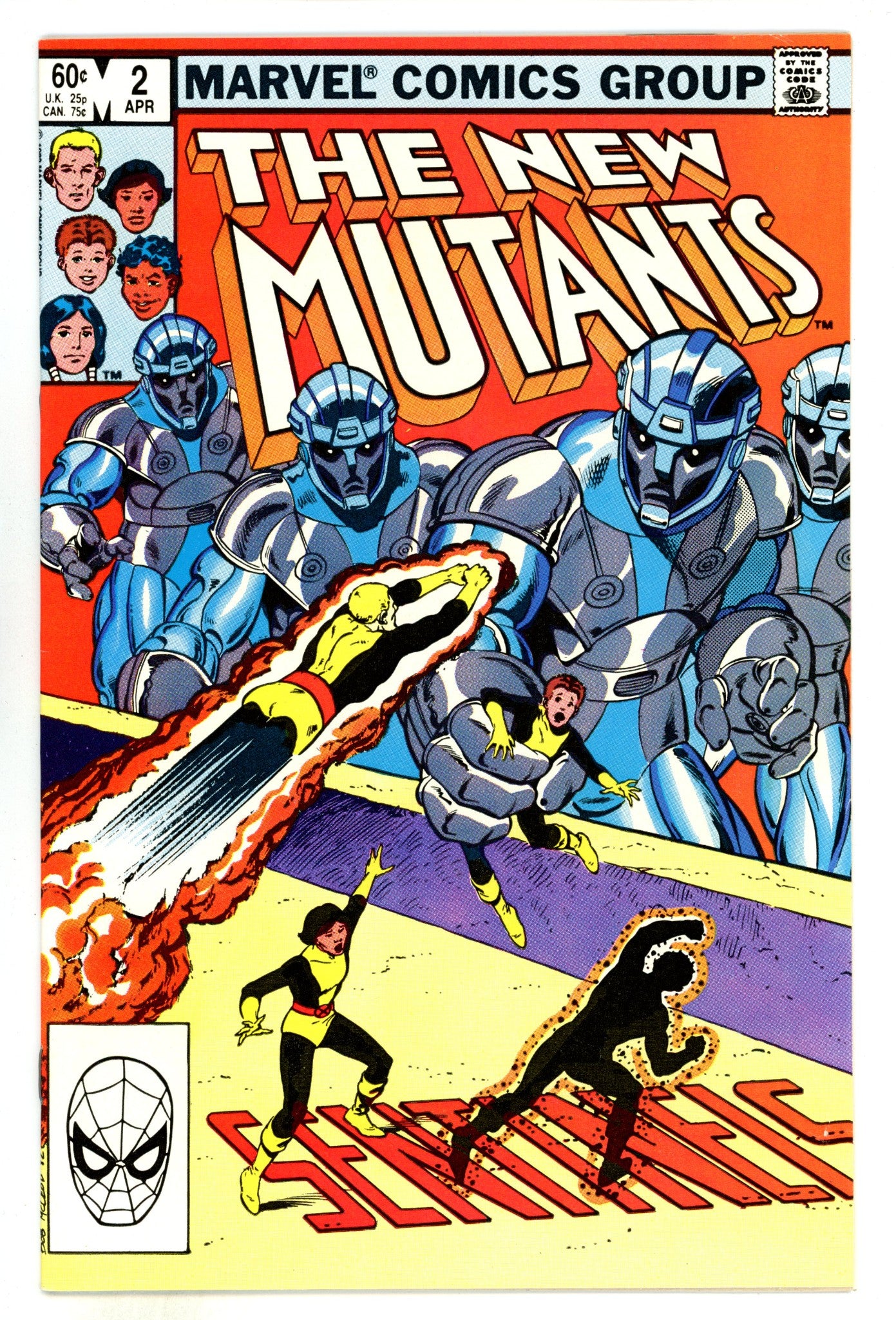 The New Mutants Vol 1 2  High Grade  (1983)  