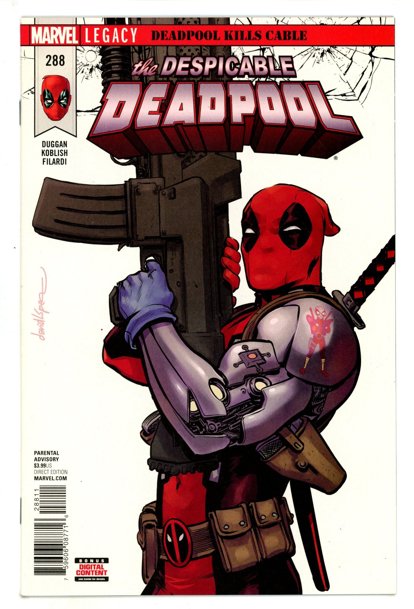 Despicable Deadpool   288  High Grade   (2017)        