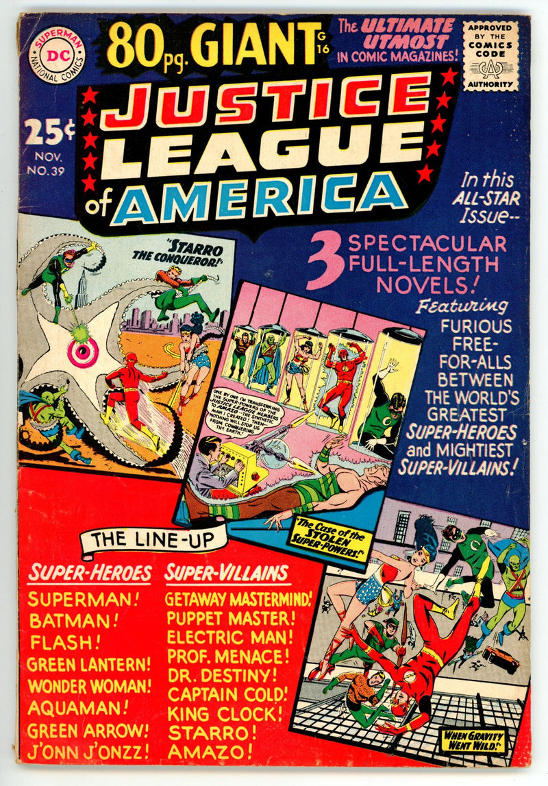 Justice League of America Vol 1 39 VG/FN (5.0) (1965) 
