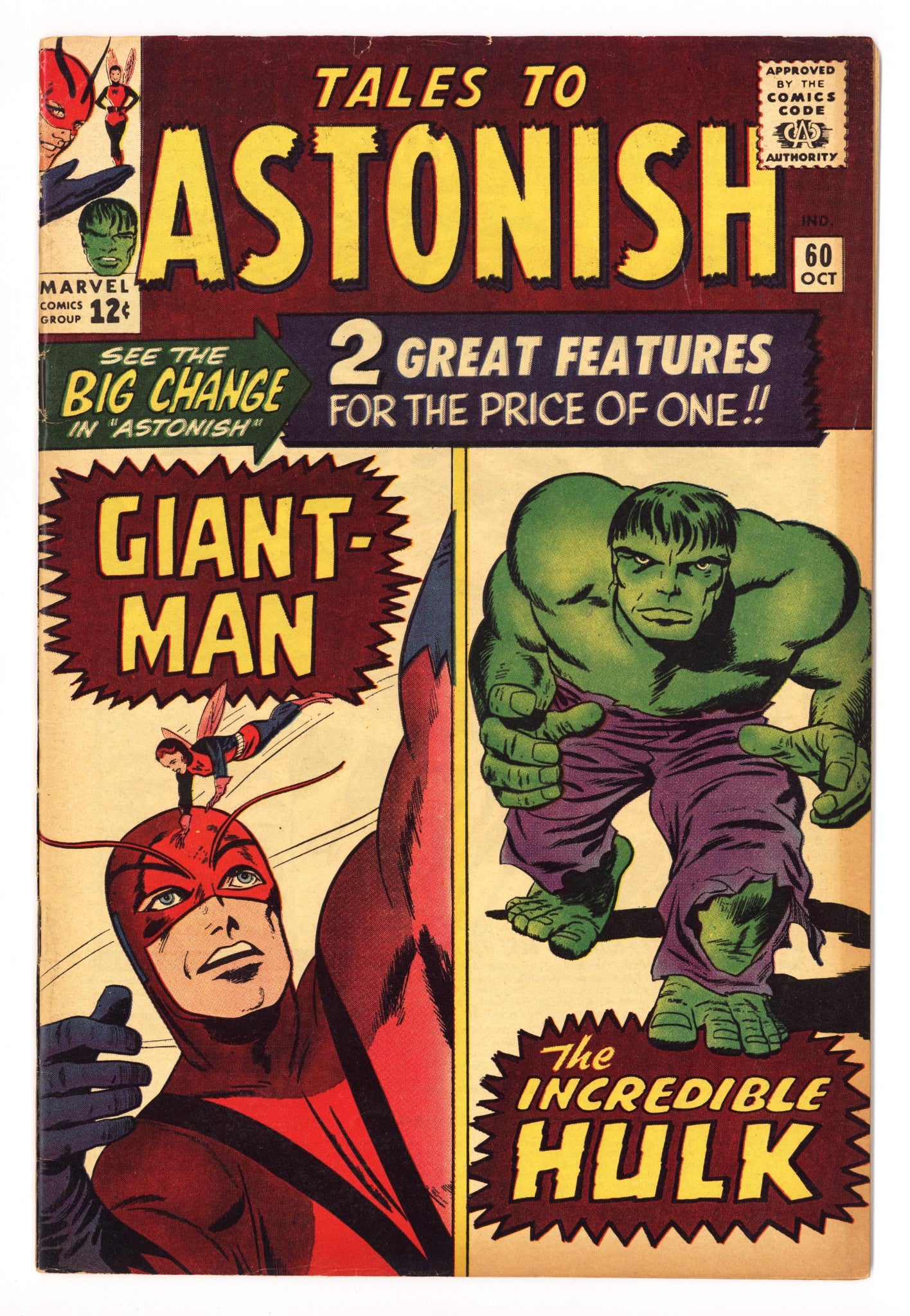 Tales to Astonish Vol 1 60 FN+ (6.5) (1964) 