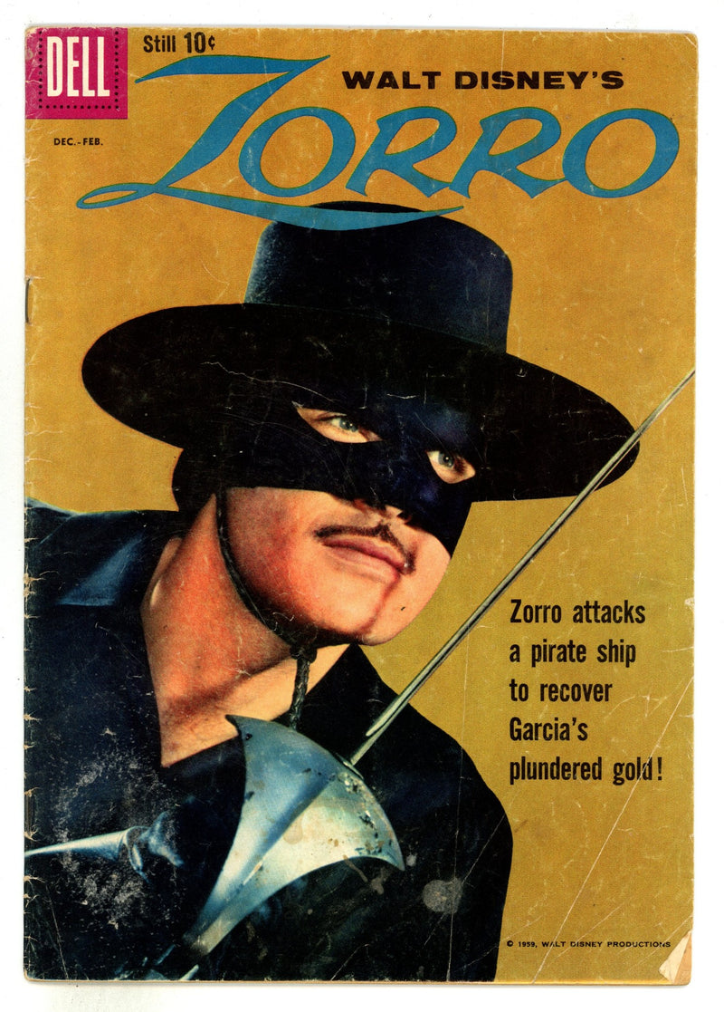 Walt Disney's Zorro 8 GD+ (2.5) (1959) 
