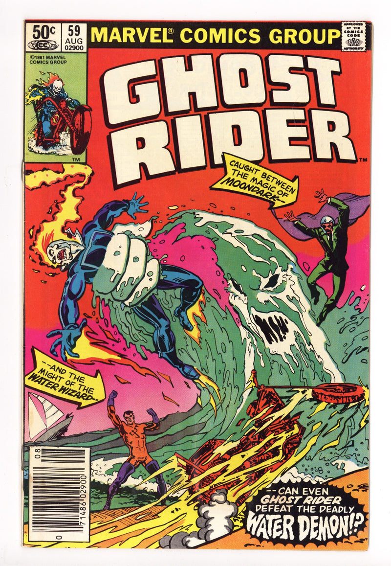 Ghost Rider Vol 1 59 Mid Grade (1981) Newsstand 