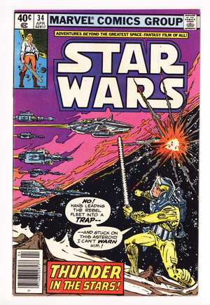 Star Wars Vol 1 34 VF- (7.5) (1980) Newsstand