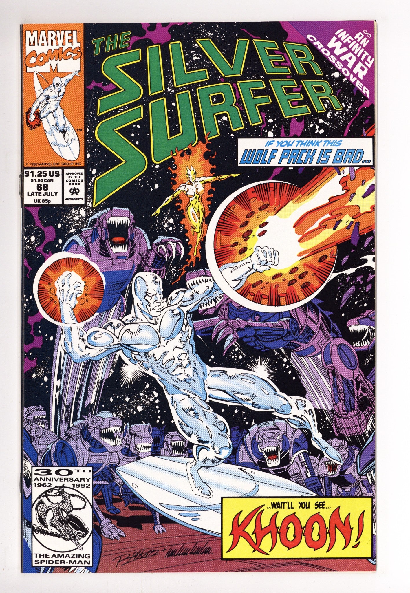 Silver Surfer Vol 3 68 High Grade (1992) 
