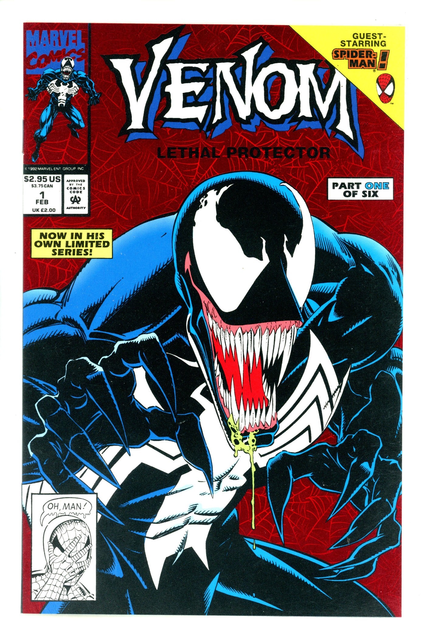 Venom: Lethal Protector Vol 1 1 NM- (9.2) (1993) 