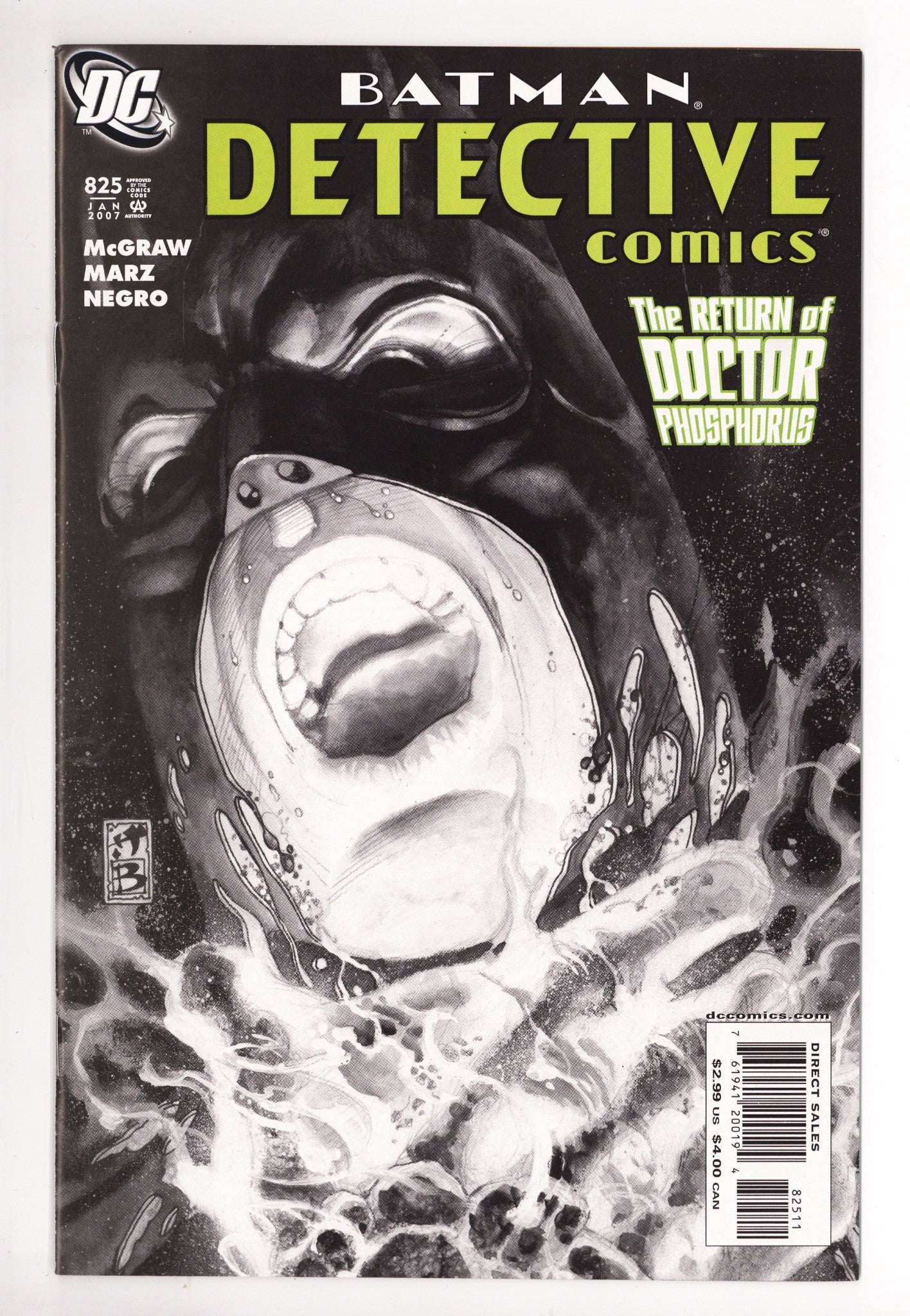 Detective Comics Vol 1 825 High Grade (2007) 