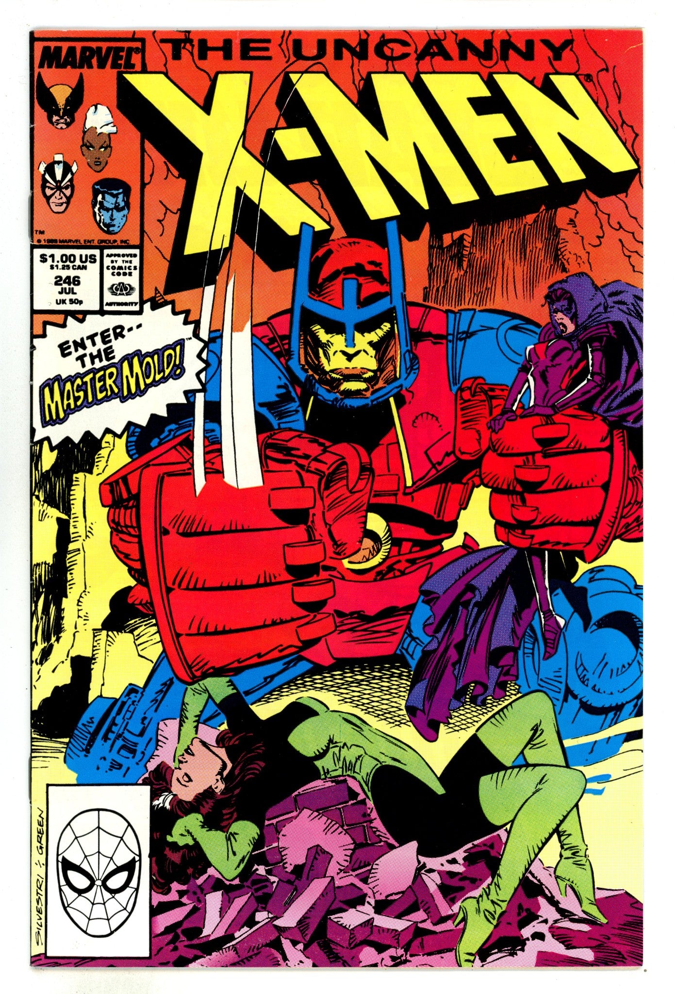 The Uncanny X-Men Vol 1 246 Mid Grade (1989) 