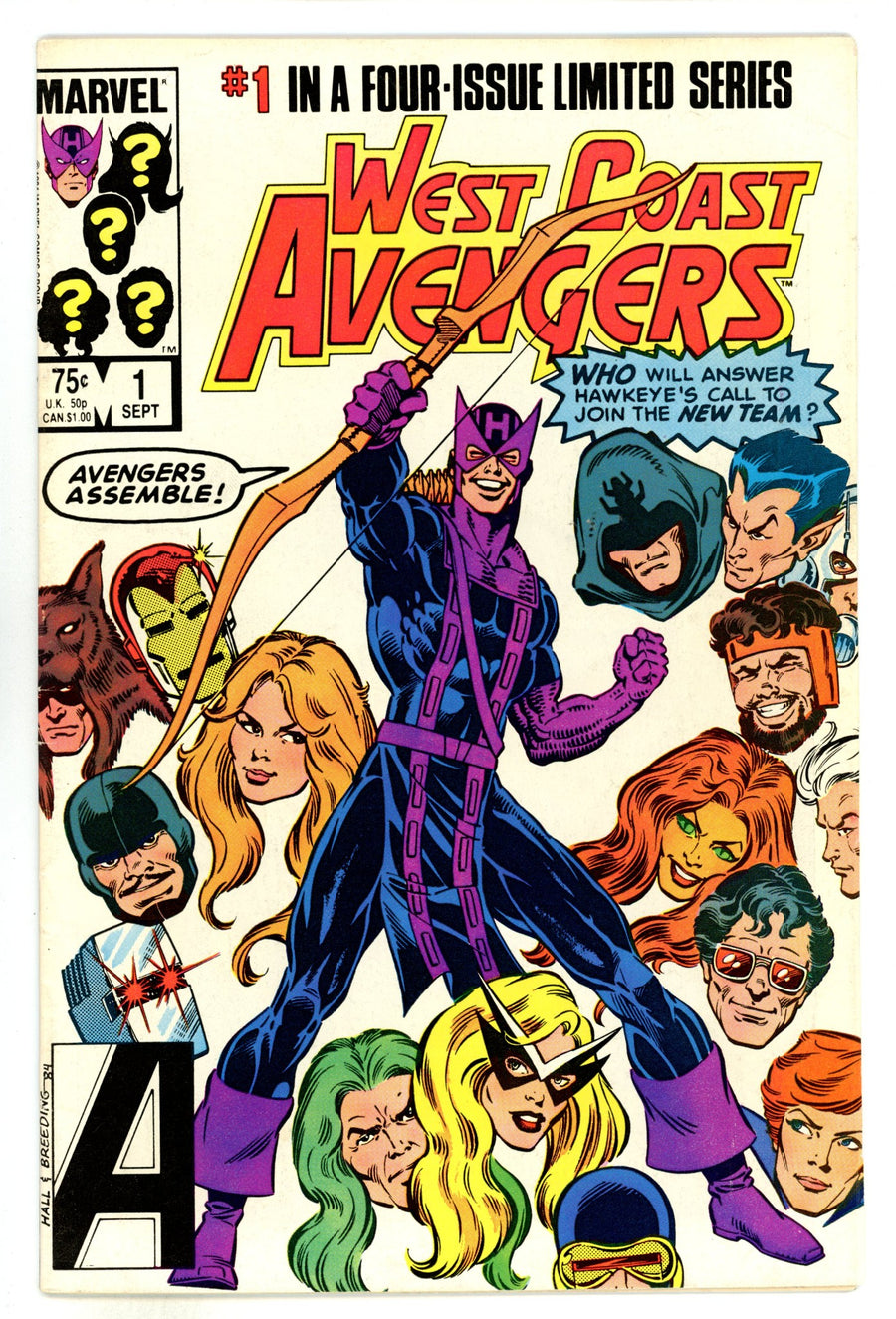 West Coast Avengers Vol 1 1  VG/FN (5.0)  (1984)  
