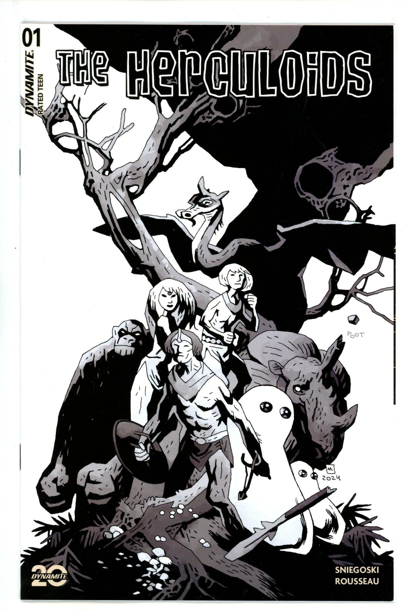 Herculoids 1 Mignola B&W Incentive Variant (2025)