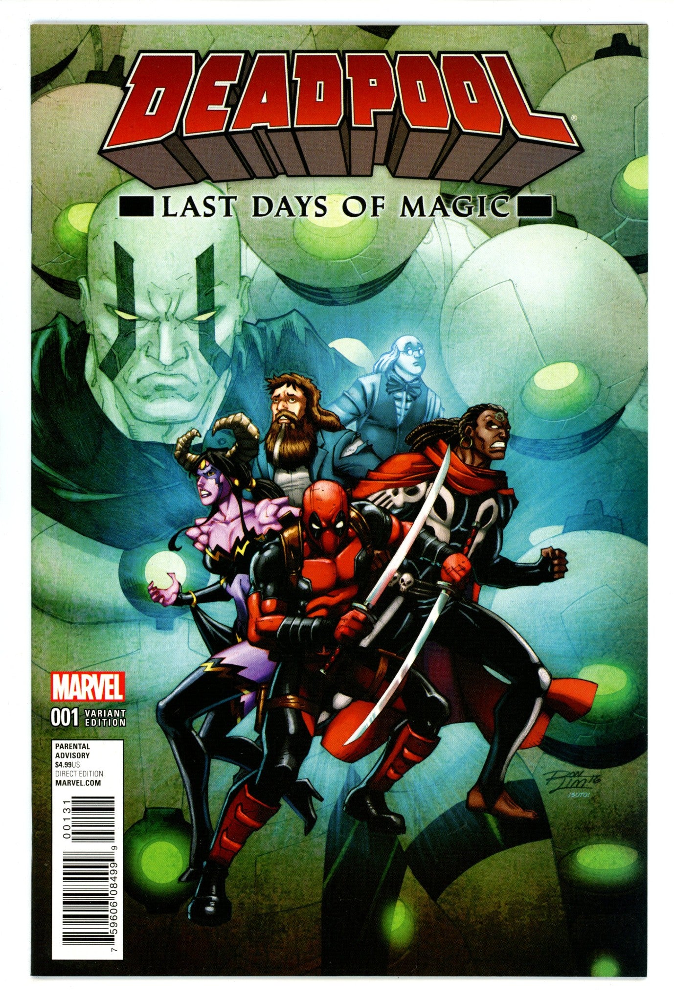 Deadpool: Last Days of Magic 1 High Grade (2016) Lim Variant 