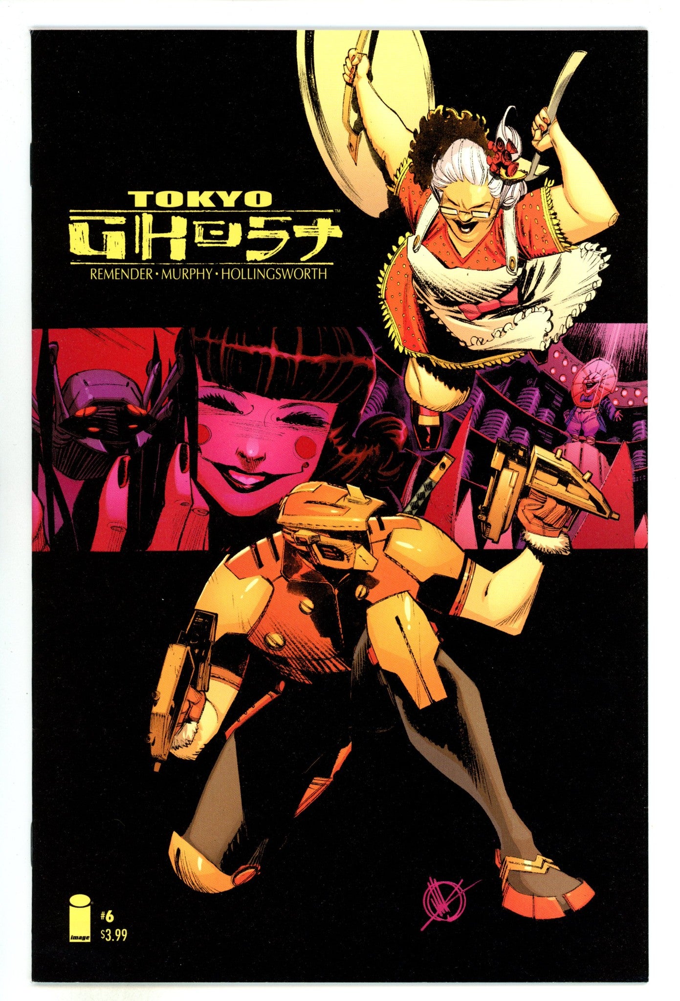Tokyo Ghost 6 High Grade (2016) Scalera Variant 